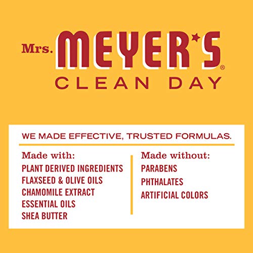 Mrs. Meyer's cruelty-free label highlights a paraben- and phthalate-free formula.