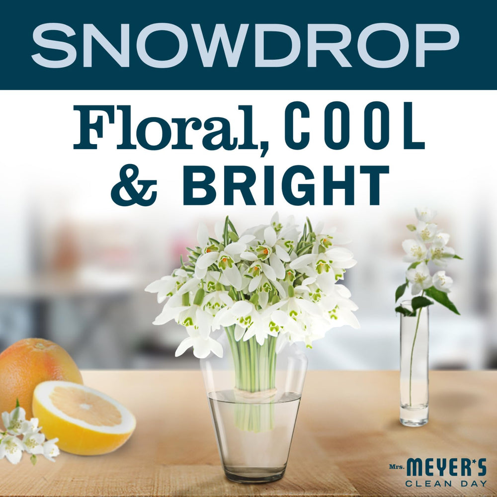Mrs. Meyer's holiday scent gift display suggests seasonal gifting ideas.