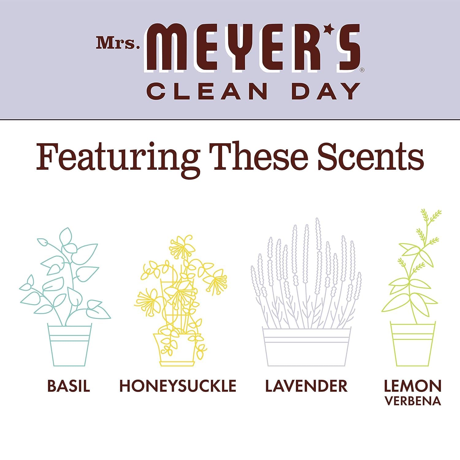 Mrs. Meyer's Lavender bottle on sink with visible soft lather.