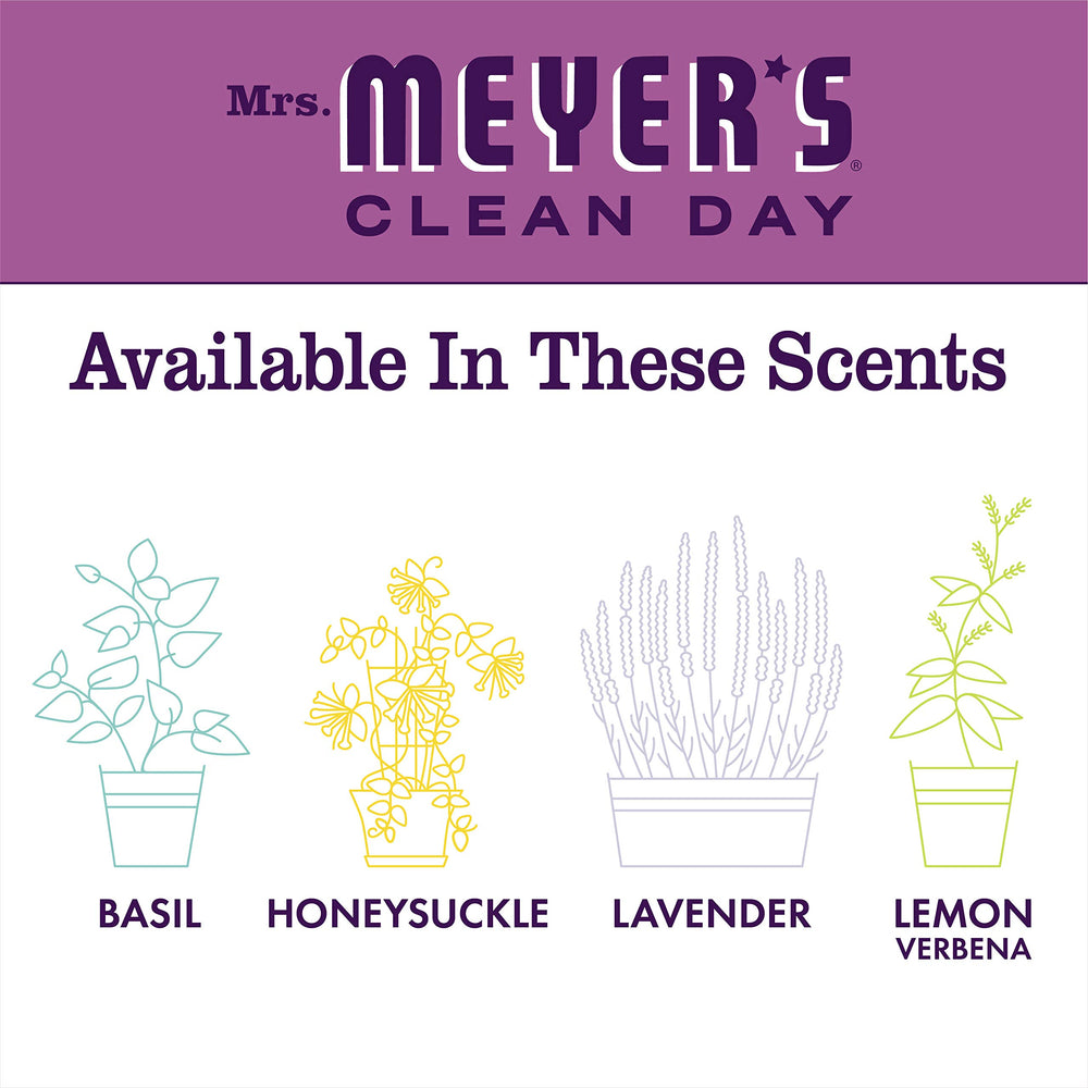 Cruelty-free emblem on Mrs. Meyer's Plum Berry packaging