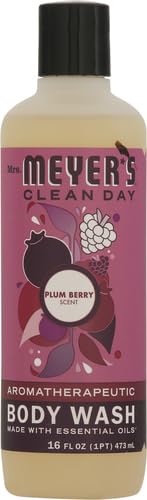 Close-up of rich lather from Mrs. Meyer’s Plumberry body wash