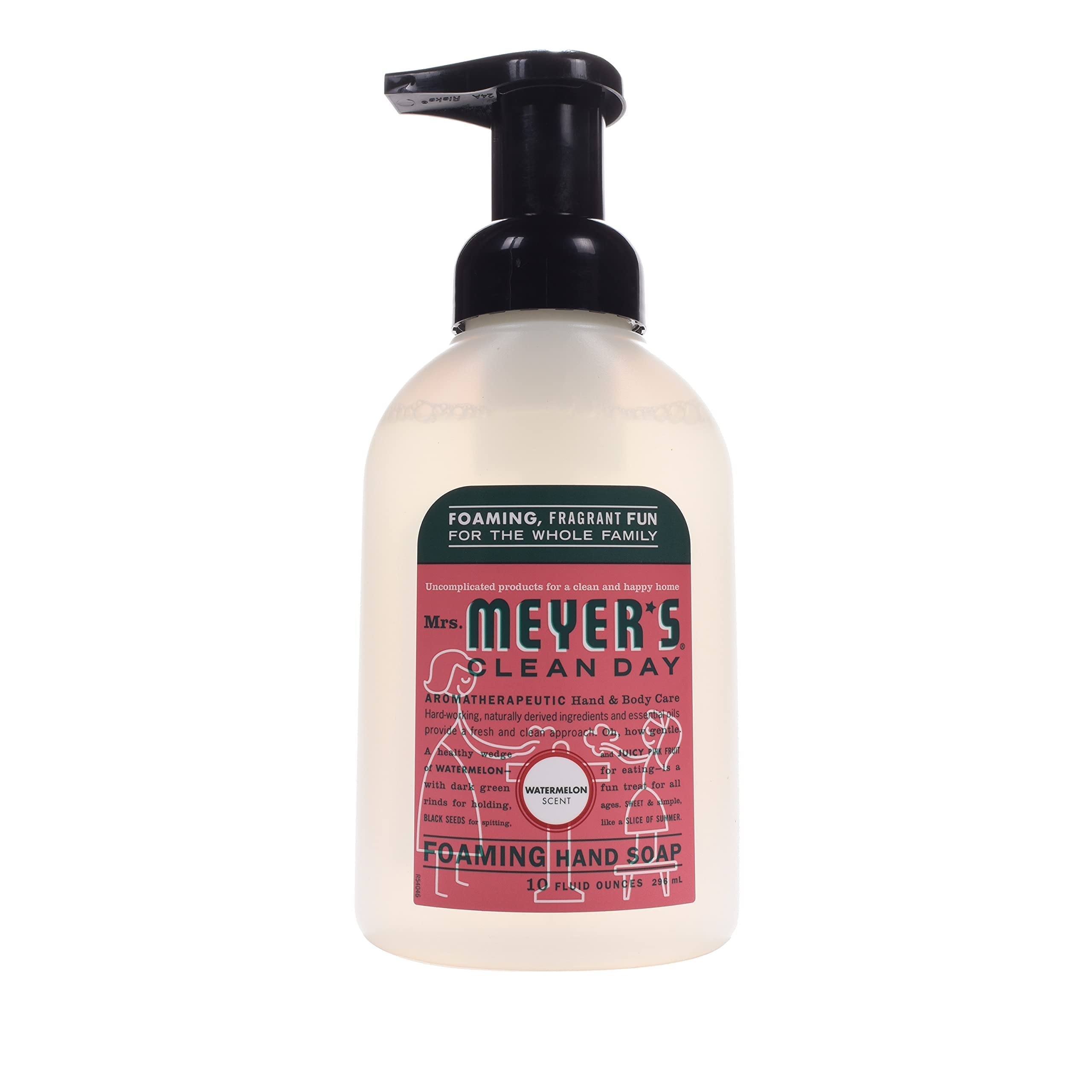 Mrs. Meyer's Watermelon scent label showing garden-inspired fragrance.