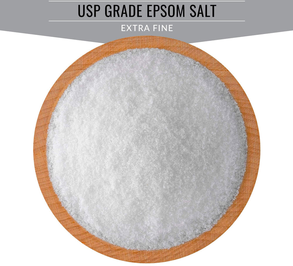 MS Finechem Epsom Salt spa setup promoting muscle relaxation and skin care
