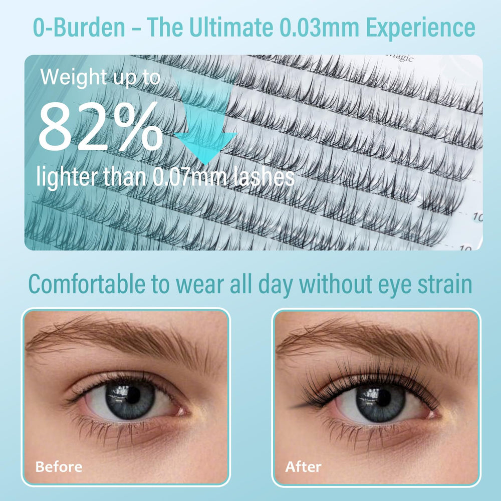 MSCICI AuraVenus.03 all-day comfort lashes for lightweight wear.