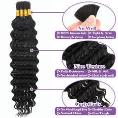 MsDanna four bundles pack braiding hair for fuller knotless installs.