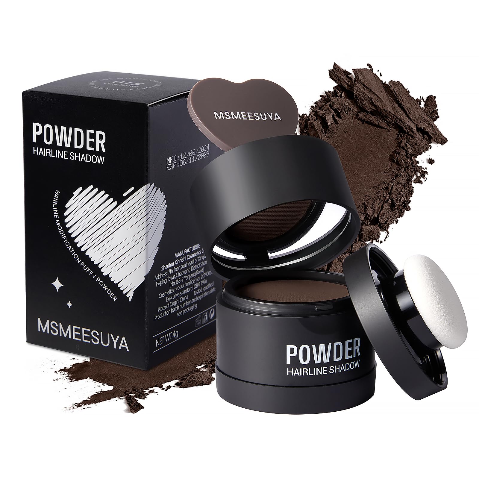 MSMEESUYA Hairline Powder delivering seamless coverage for thinning areas