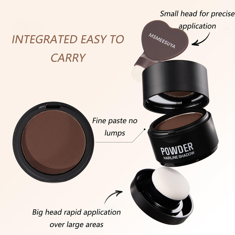 Windproof and sweatproof performance of MSMEESUYA Hairline Powder during activity