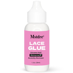 MSTDRE lace wig glue application ensures strong hold for natural-looking wear