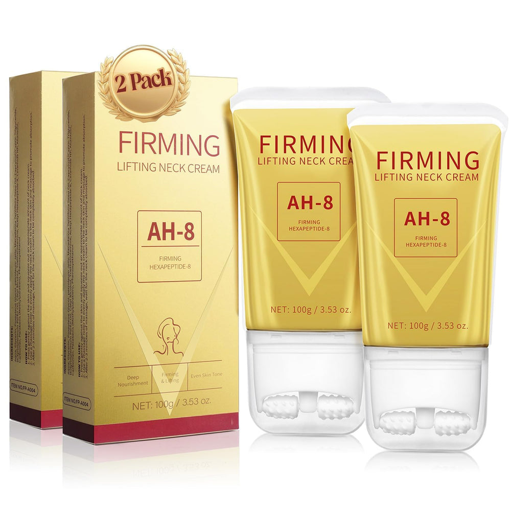 Mtmult AH-8 neck cream roller used for precise firming on the neck.