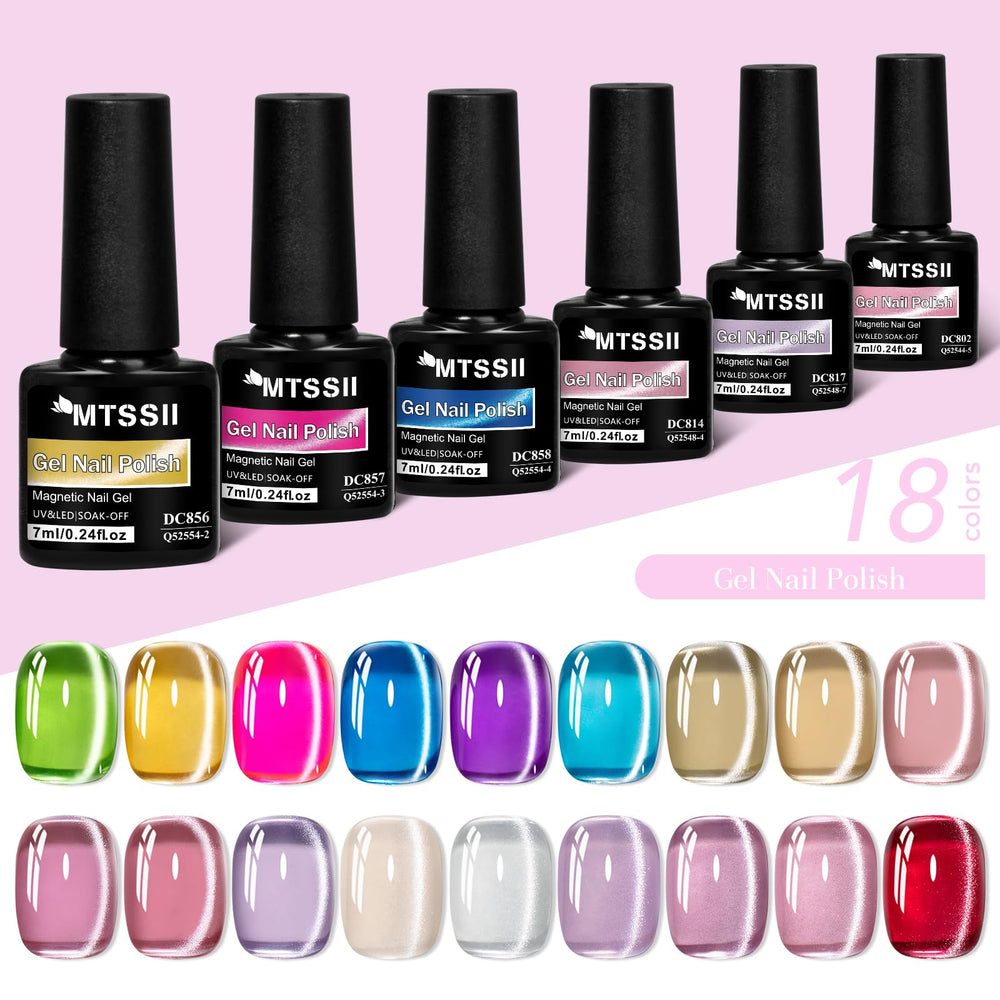 MTSSII Jelly Cat Eye polish cures in 60 seconds under lamp