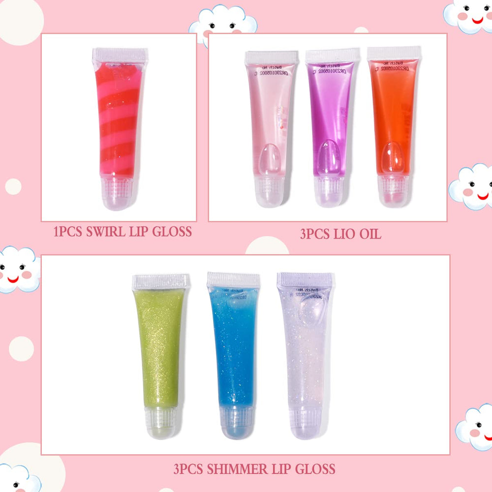 MU Make You Up lip gloss set ideal for dress-up looks and imaginative play.