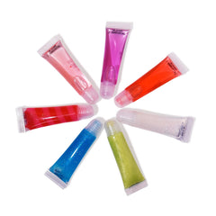 MU Make You Up lip gloss tubes shimmer, moisturize lips with kid-friendly, non-sticky formula.