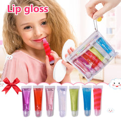 MU Make You Up Sparkle gloss close-up, vibrant colors for creative dress-up looks.