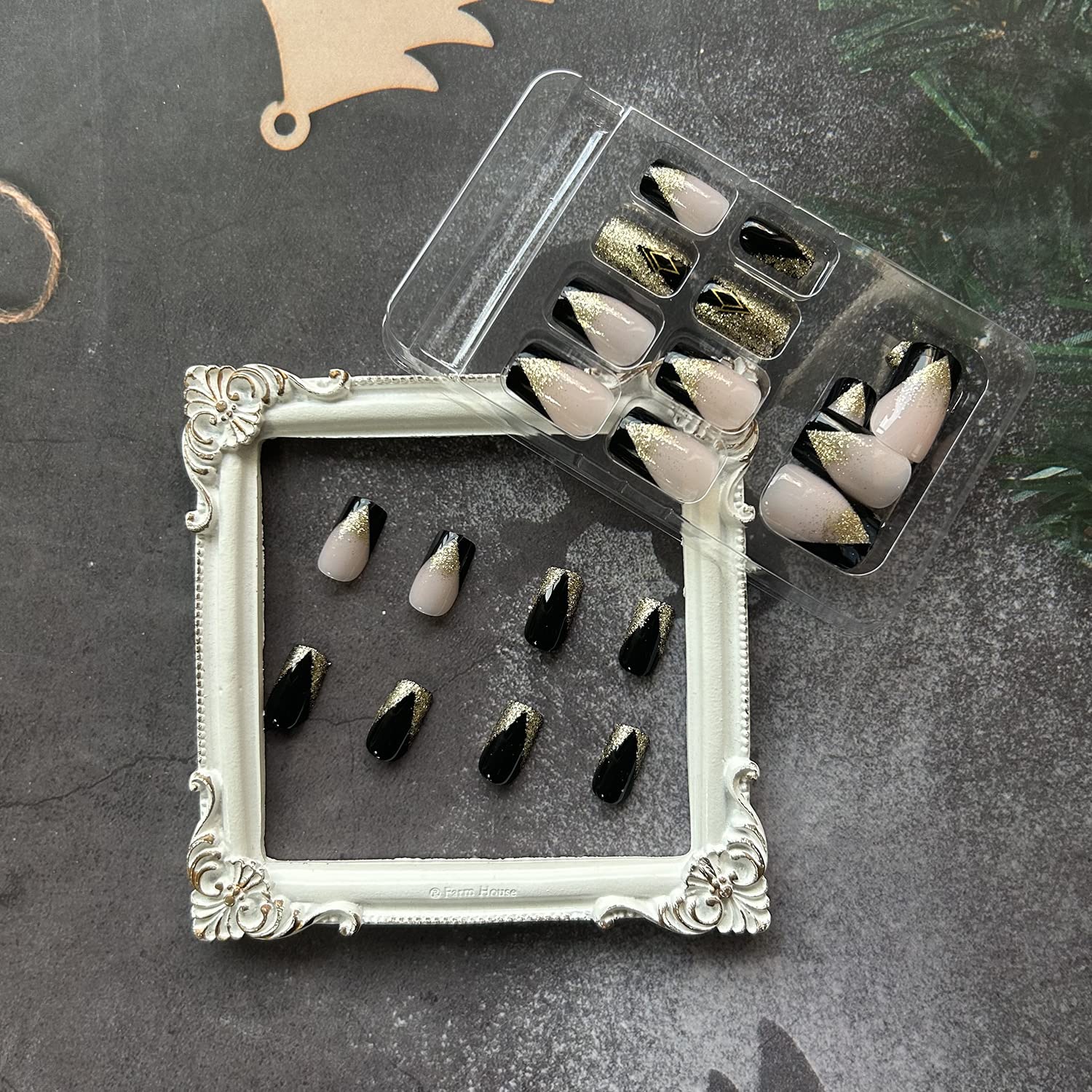 Much Hotter square nails offer quick, mess-free application.