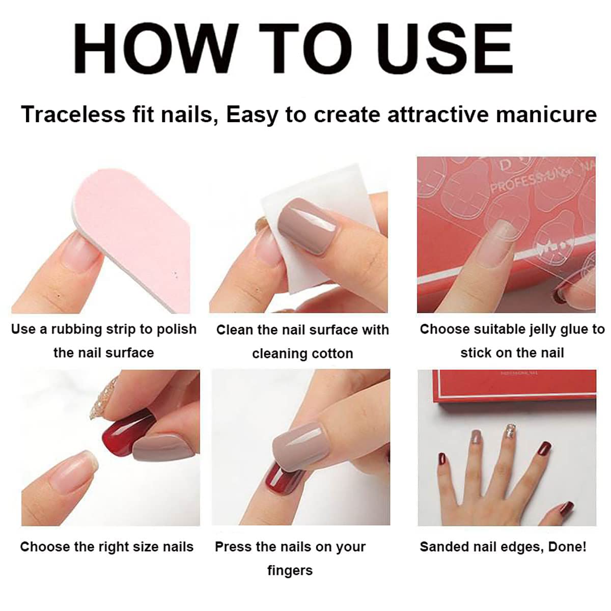 Much Hotter gift-ready nails set ideal for parties, weddings, or date nights.