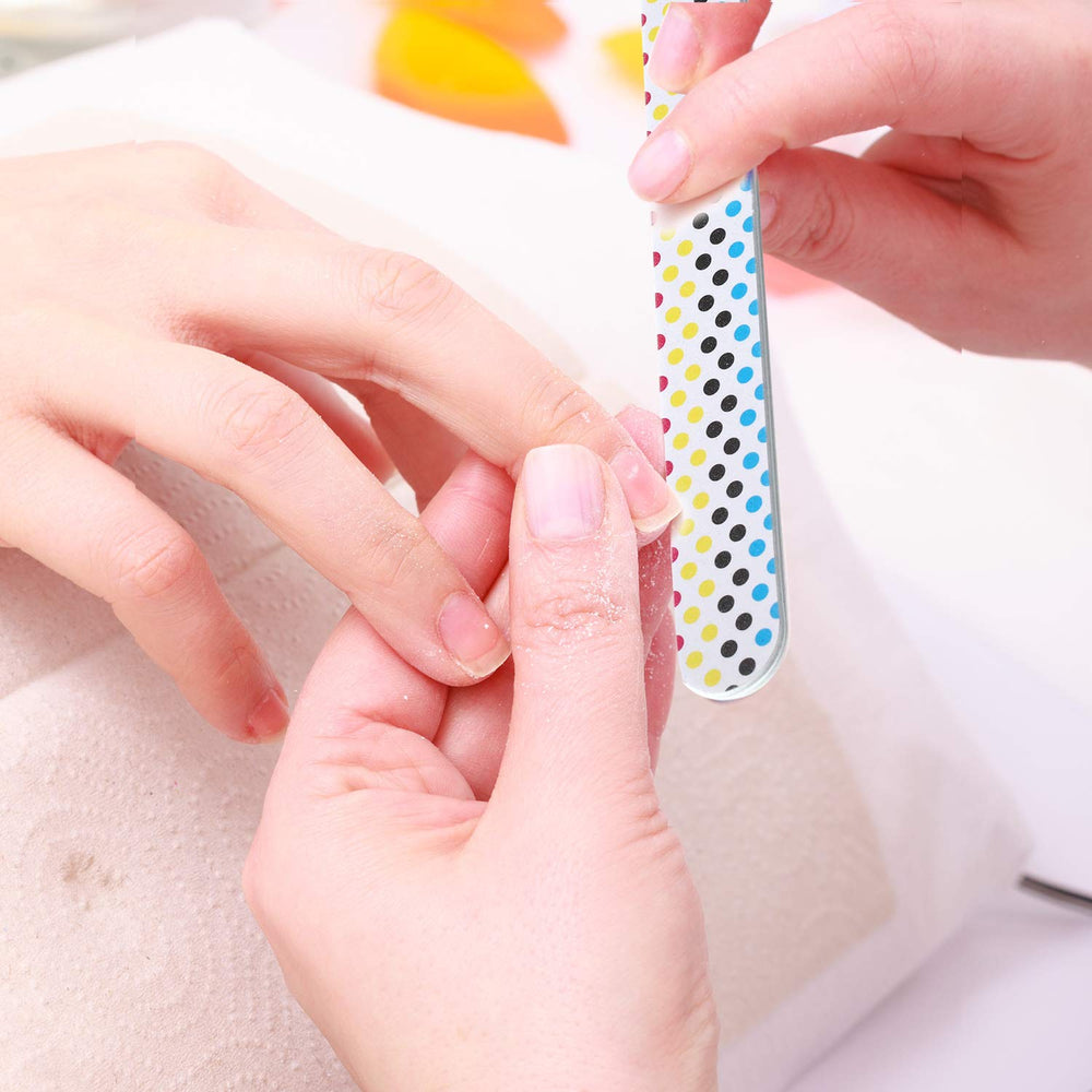 Mudder compact nail file kit fits in purses or bags.