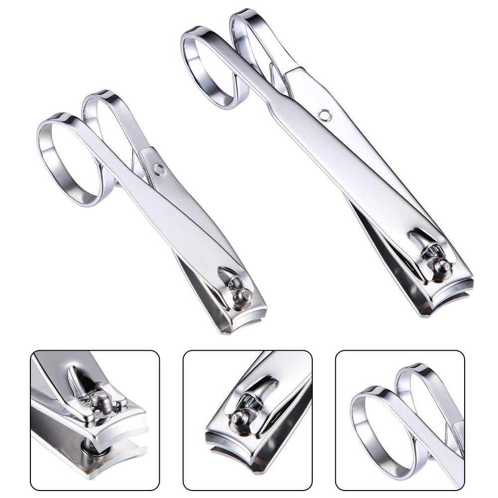 Mudder EZ Grip toenail clipper close-up showing long handle leverage