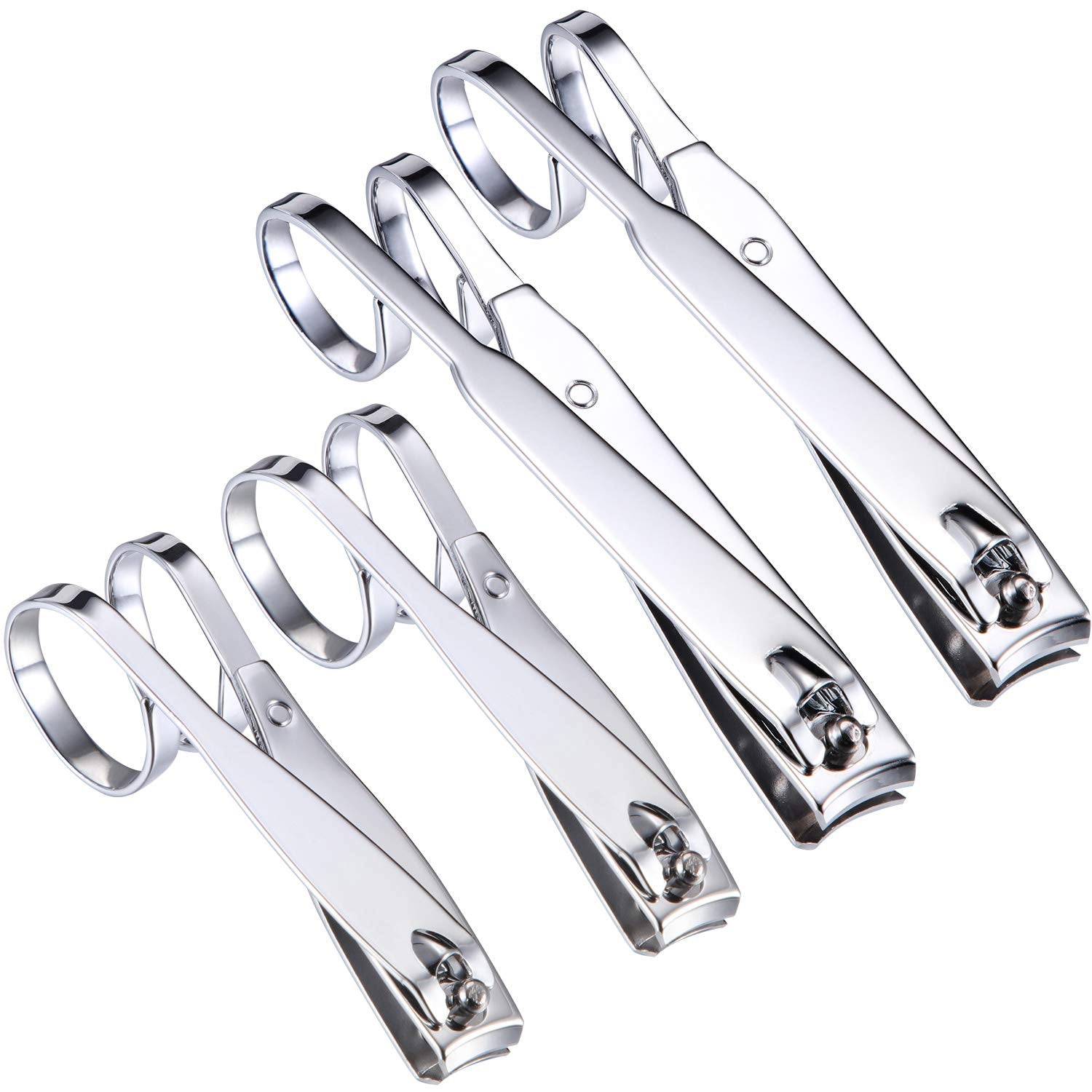 Mudder EZ Grip Nail Clipper Set close-up of ergonomic handle for easier control