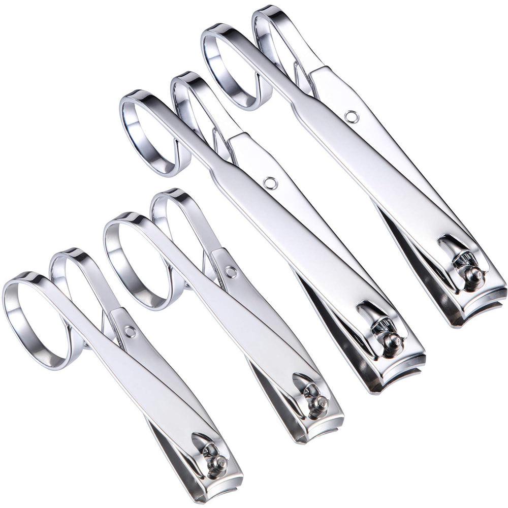 Mudder EZ Grip Nail Clipper Set close-up of ergonomic handle for easier control