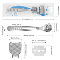 Mudder replacement blades for durable, precise callus shaving