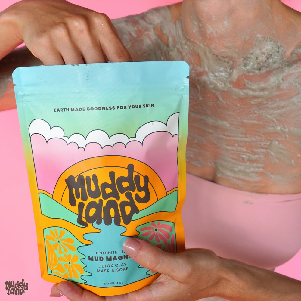 Muddyland face and body mask used for skin refreshment.