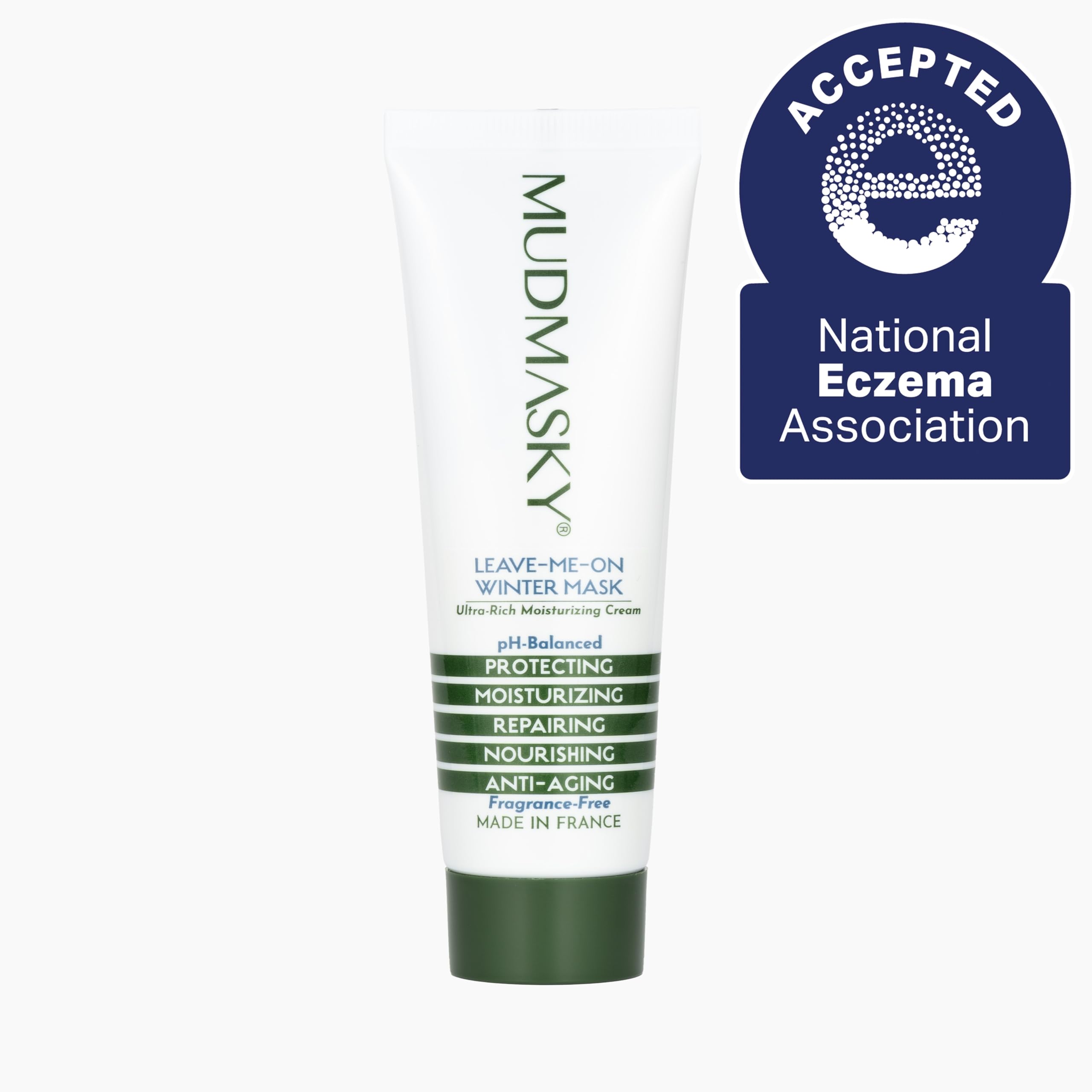 MUDMASKY Leave-Me-On Winter Mask with squalane nourishes and supports skin resilience