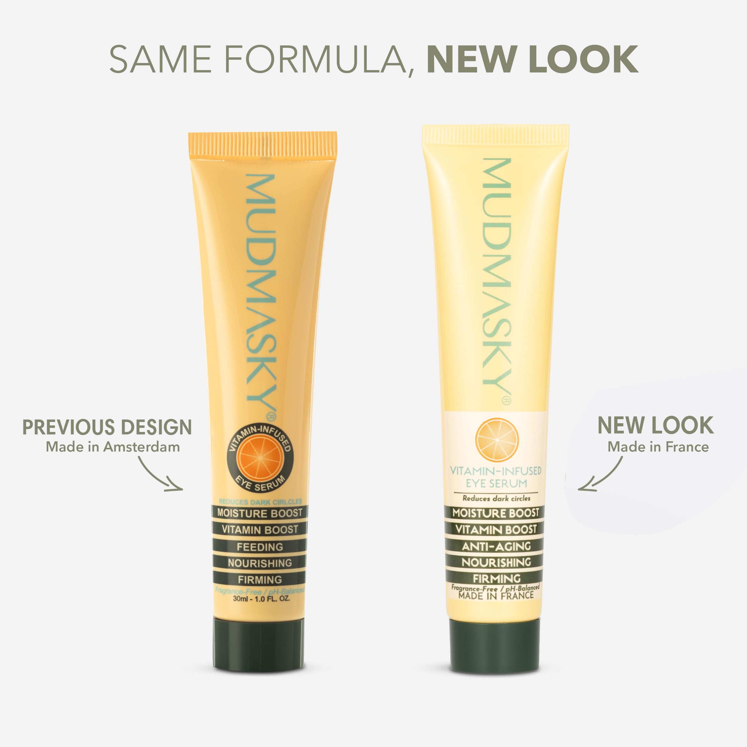 Mudmasky Eye Serum being applied under the eye for a refreshed look