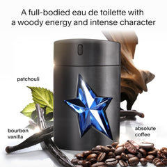 Mugler A*Men refill bottle front view: sleek design for daily use