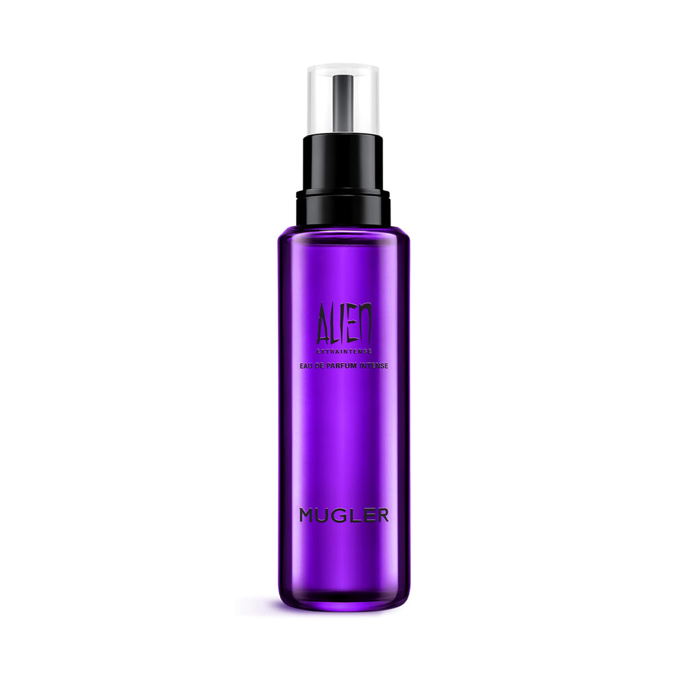 Mugler Alien Extraintense bottle front for a bold signature scent.
