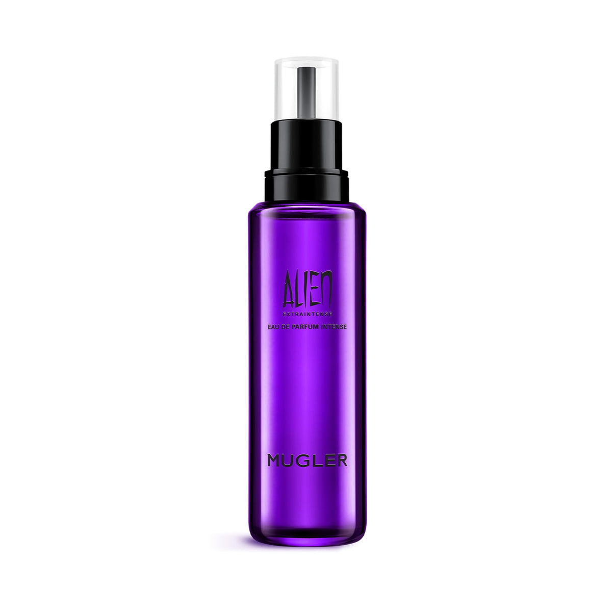 Mugler Alien Extraintense bottle front for a bold signature scent.