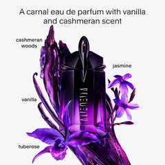 Mugler Alien Extraintense travel-size bottle, perfect for on-the-go scent touch-ups.