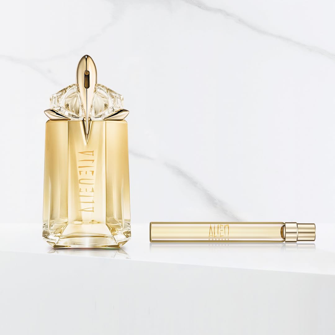 Mugler Alien Goddess bergamot note close-up for fresh daytime aroma