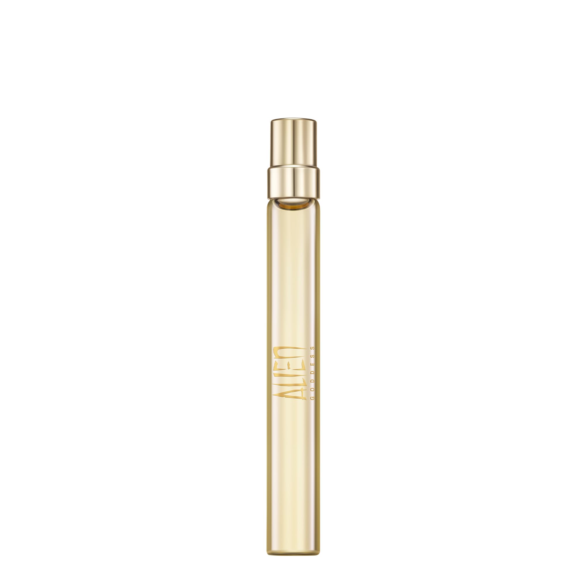 Mugler Alien Goddess bottle hero with radiant glow for daily elegance
