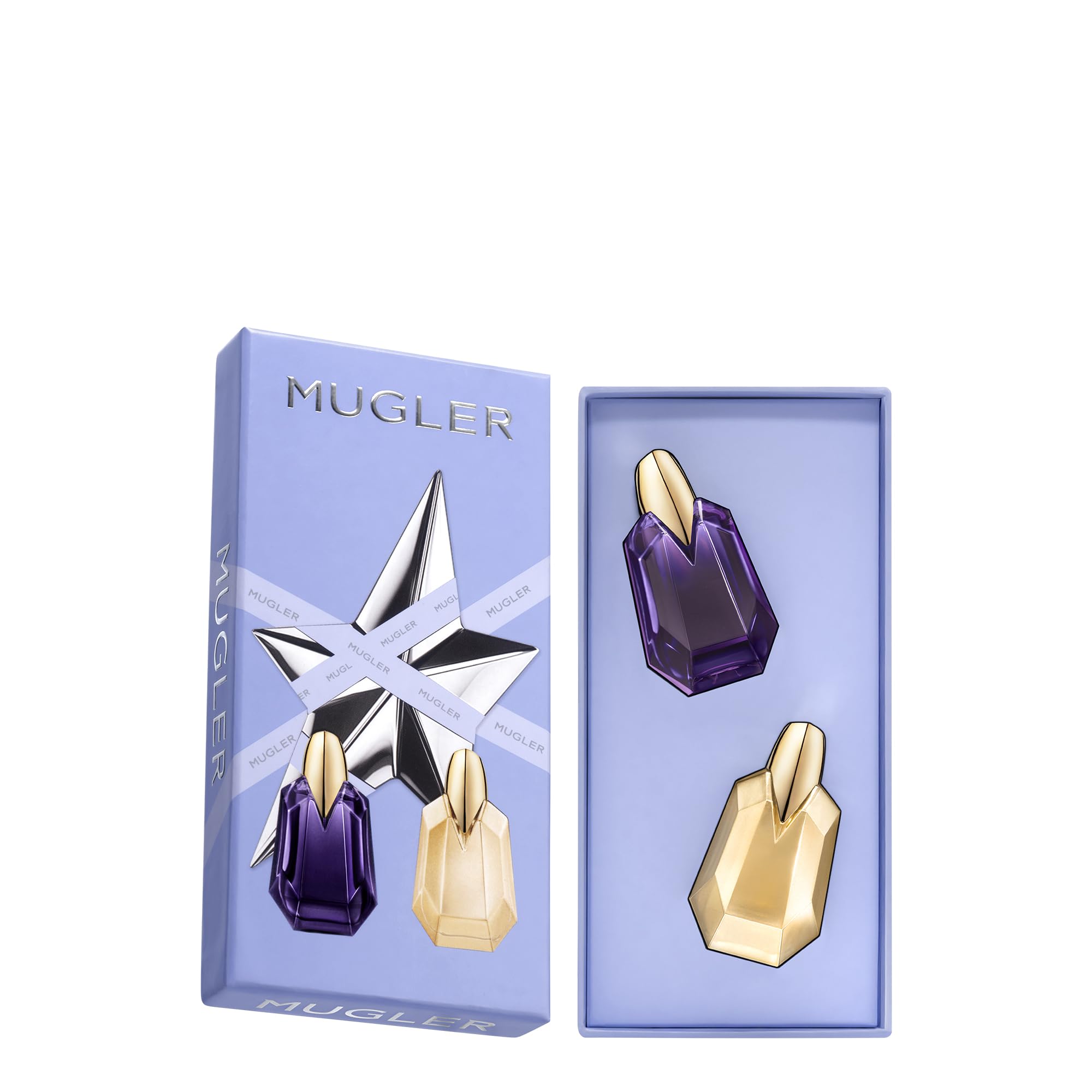Mugler Alien Goddess packaging, travel-friendly design for effortless use.