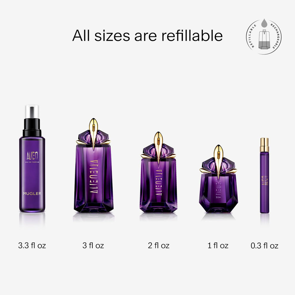Mugler Alien jasmine sambac note focus on radiant, solar-inspired elegance