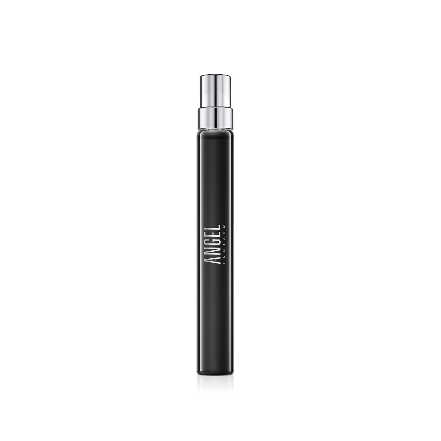 Mugler Angel Fantasm bottle close-up highlights patchouli and vanilla for a sensuous profile.
