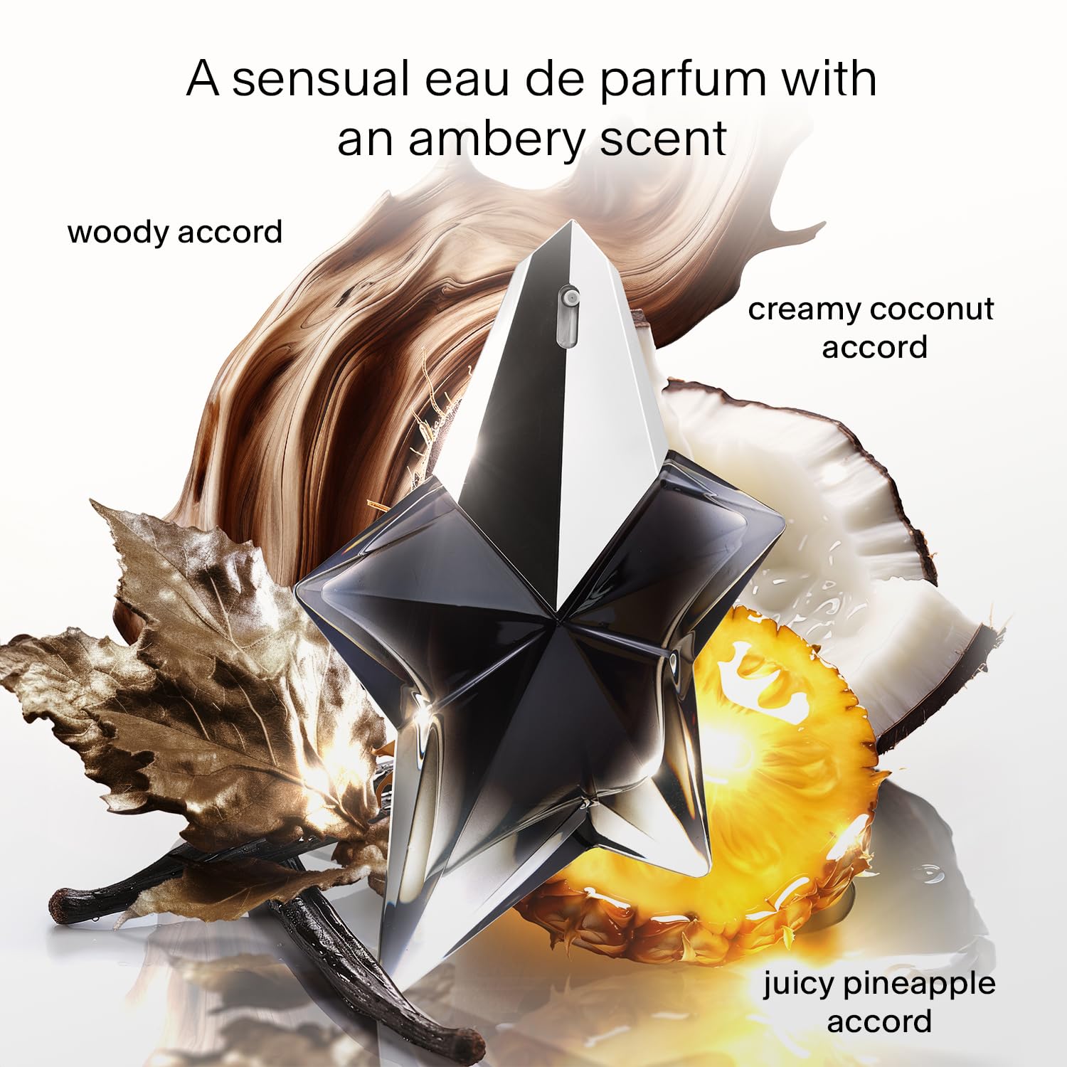 Mugler Angel Fantasm gift box display signals premium packaging for gifting.