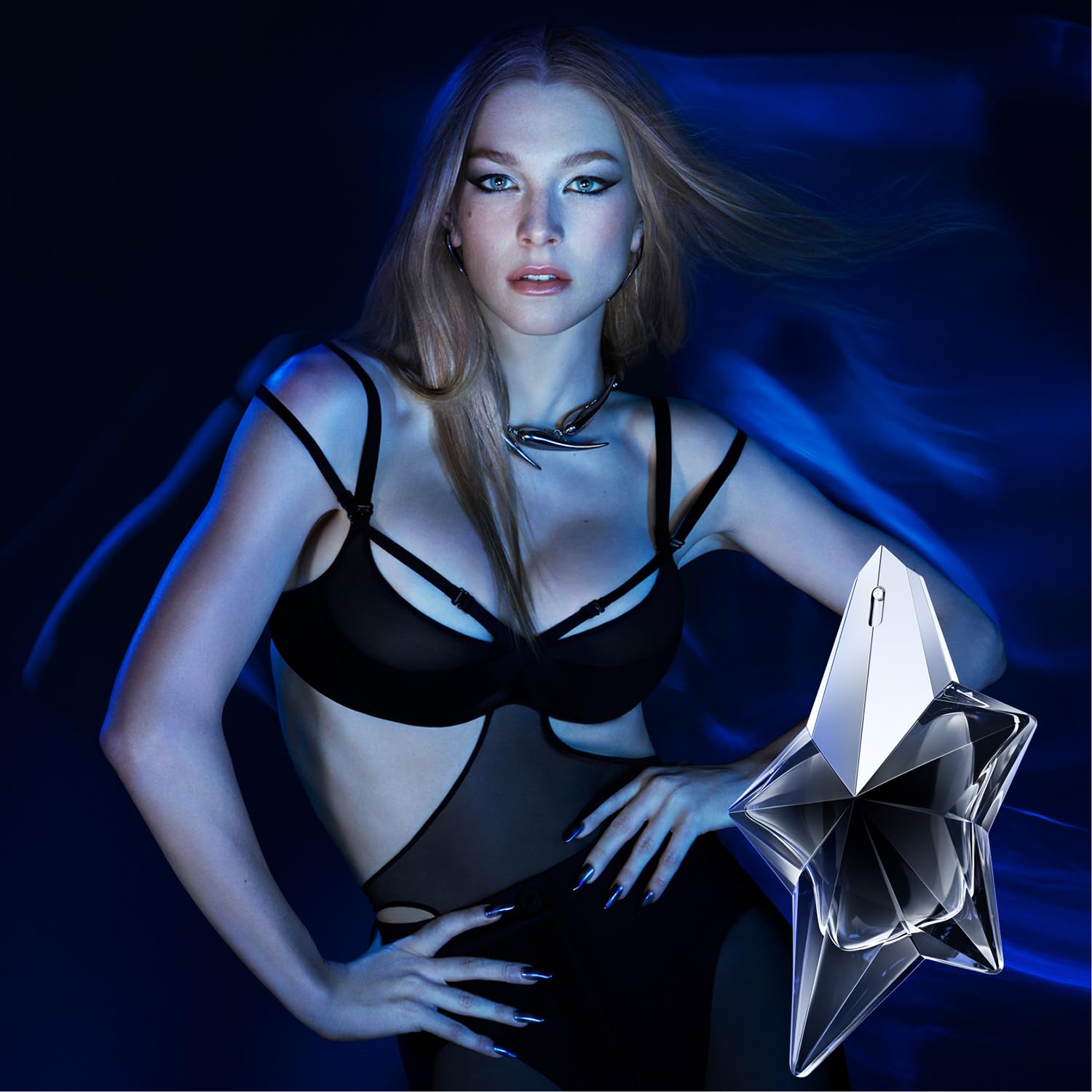 Mugler Angel Fantasm travel bottle ready for on-the-go fragrance.
