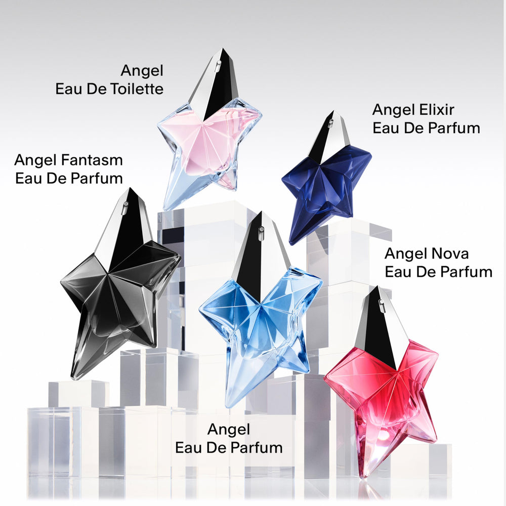 MUGLER Angel Nova packaging shot, premium presentation and luxe branding