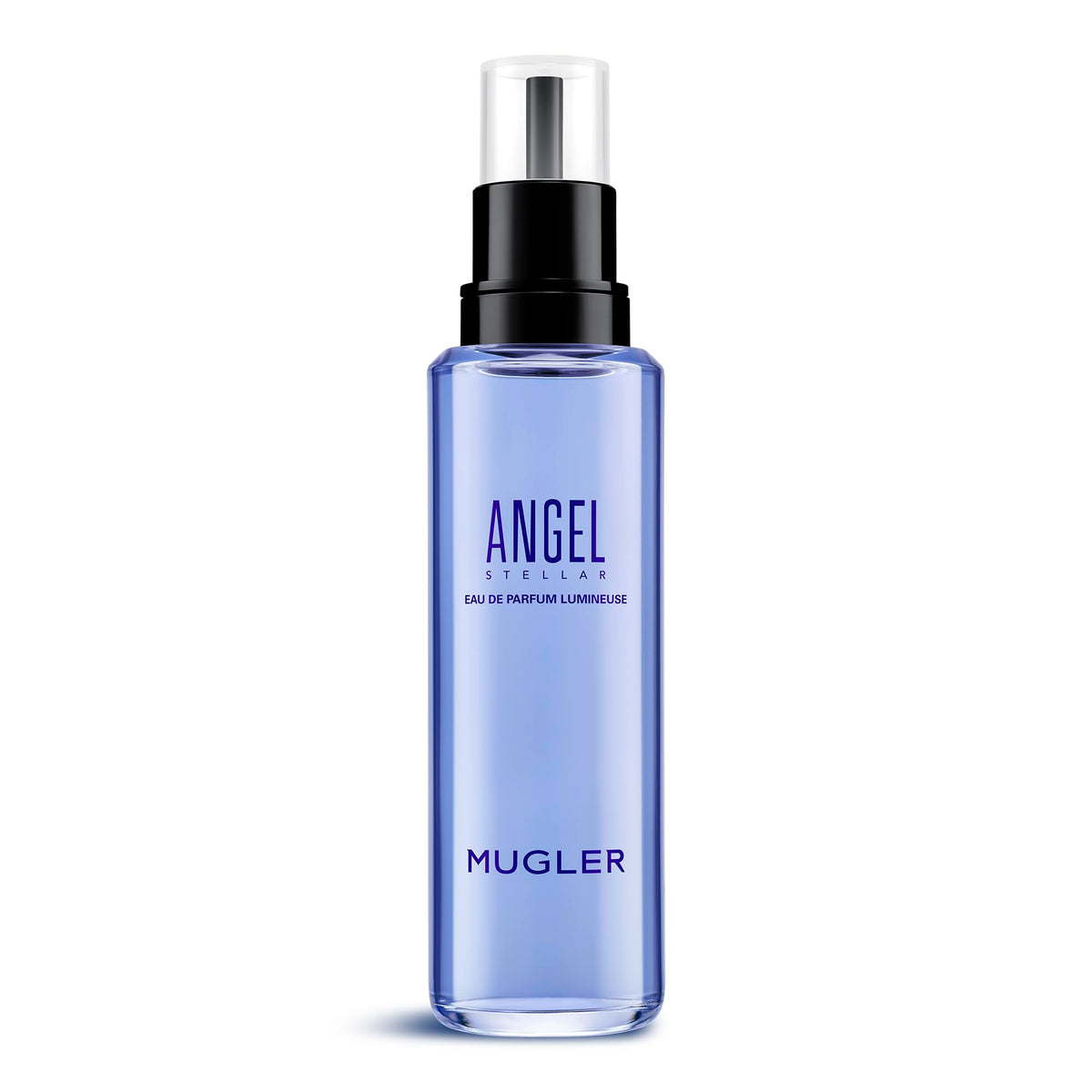 Mugler Angel Stellar bottle front view for elegant fragrance collection.