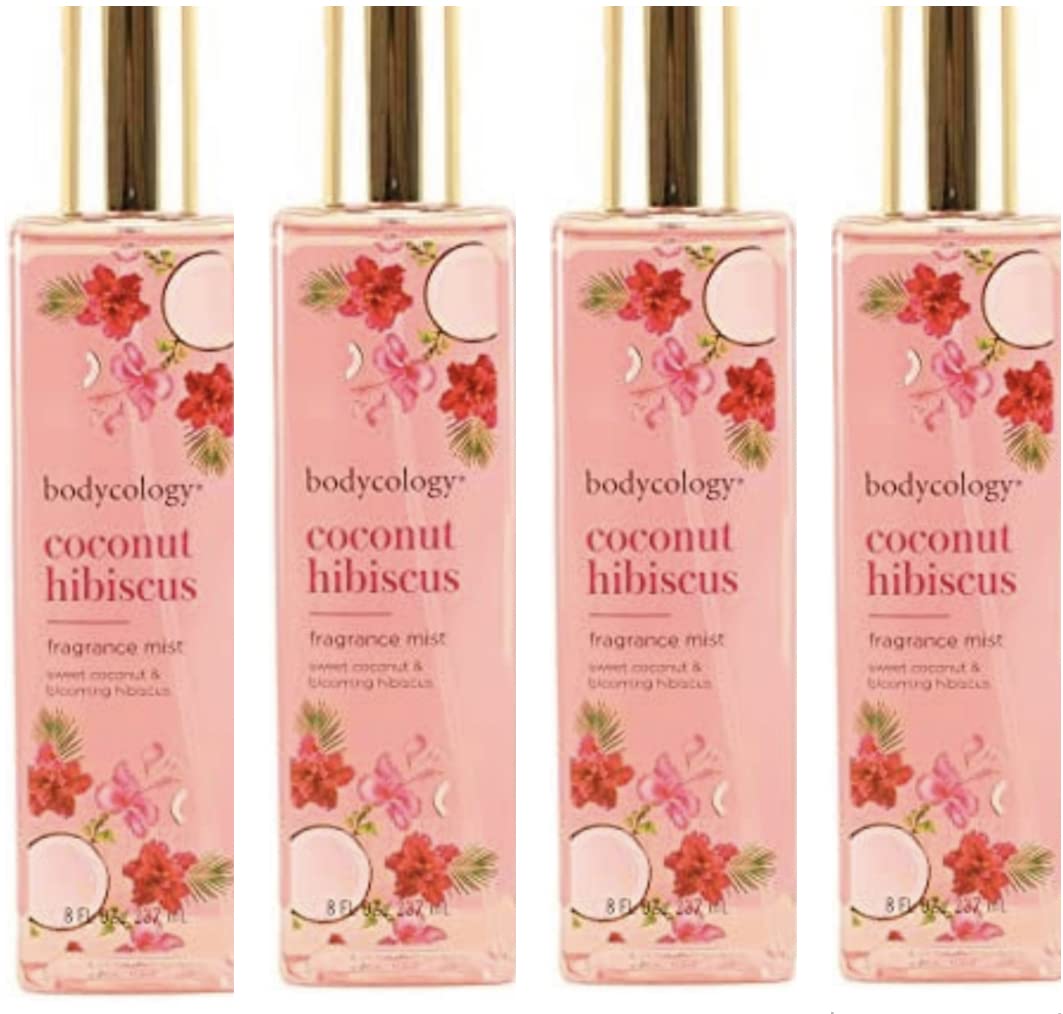 Multipack Coconut Hibiscus Fragrance Mist bottle front view, tropical scent for daily use