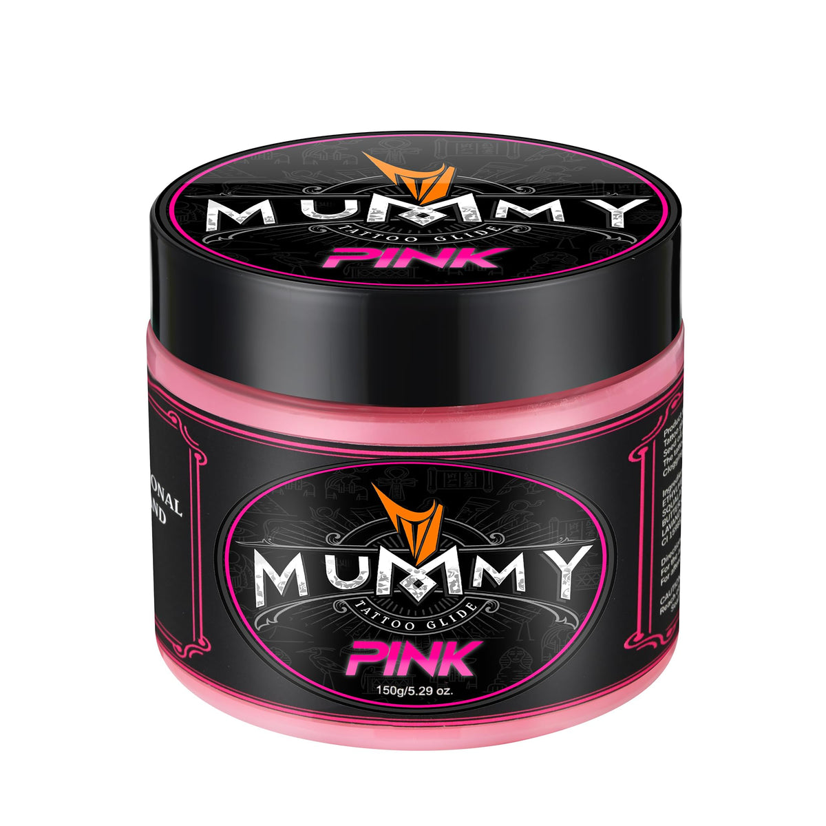 Mummy Tattoo Glide bottle pour enables smooth application during tattooing.