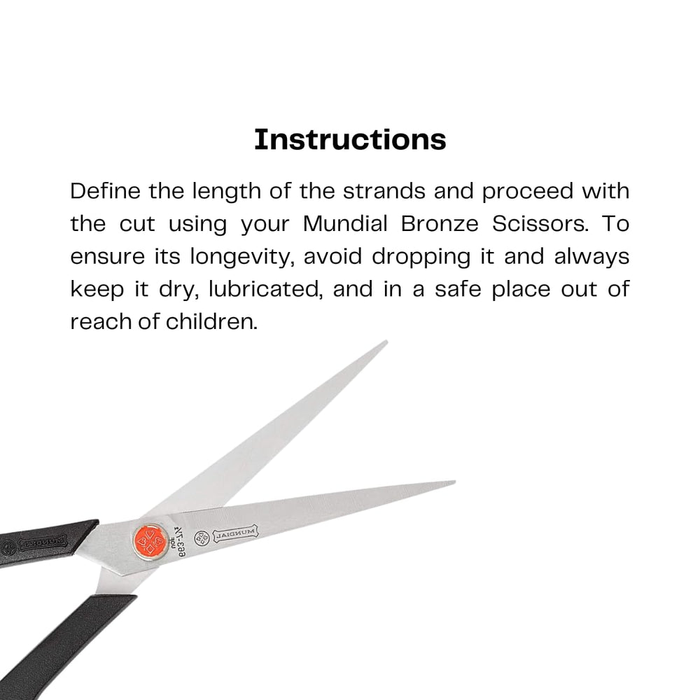 Mundial Red Dot barber shears feature artisanal craftsmanship for durable performance.