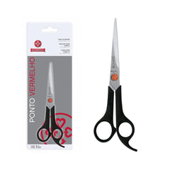 Mundial Red Dot barber shears pack of two for versatile professional use.
