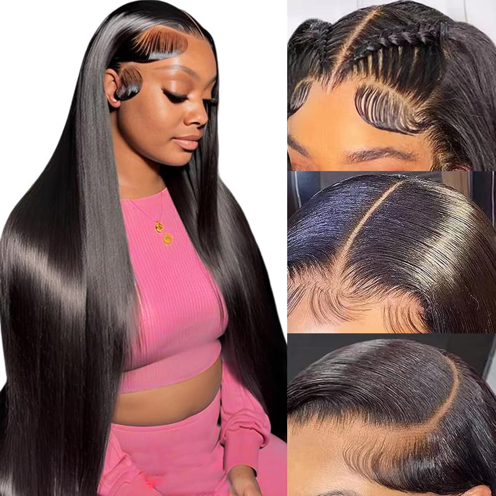 MUNONG 30-inch lace front wig with HD lace for natural scalp blend.