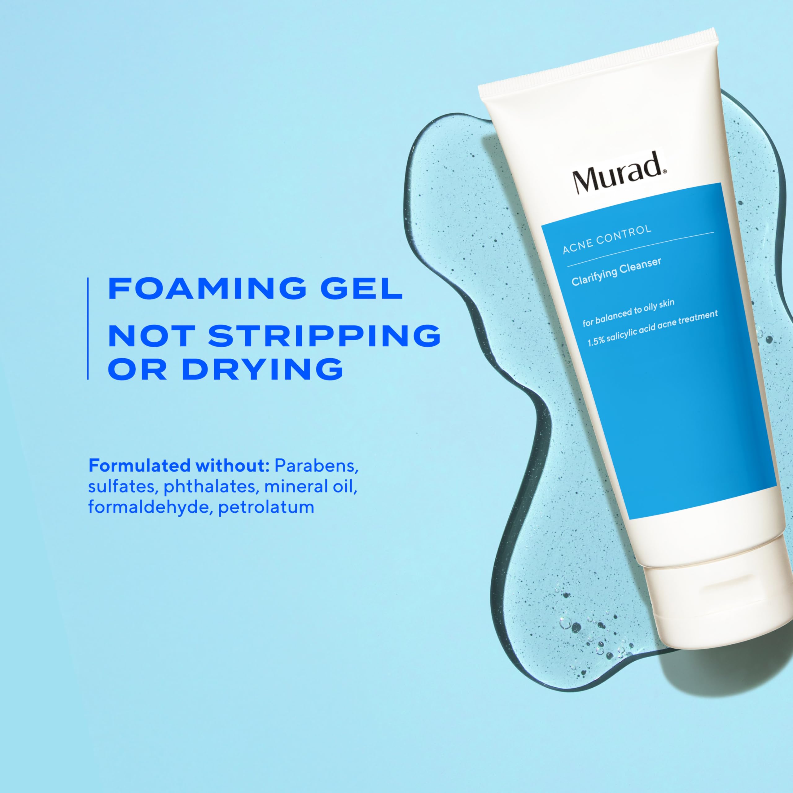 Murad cleanser ingredients highlight green tea extract soothing irritation.