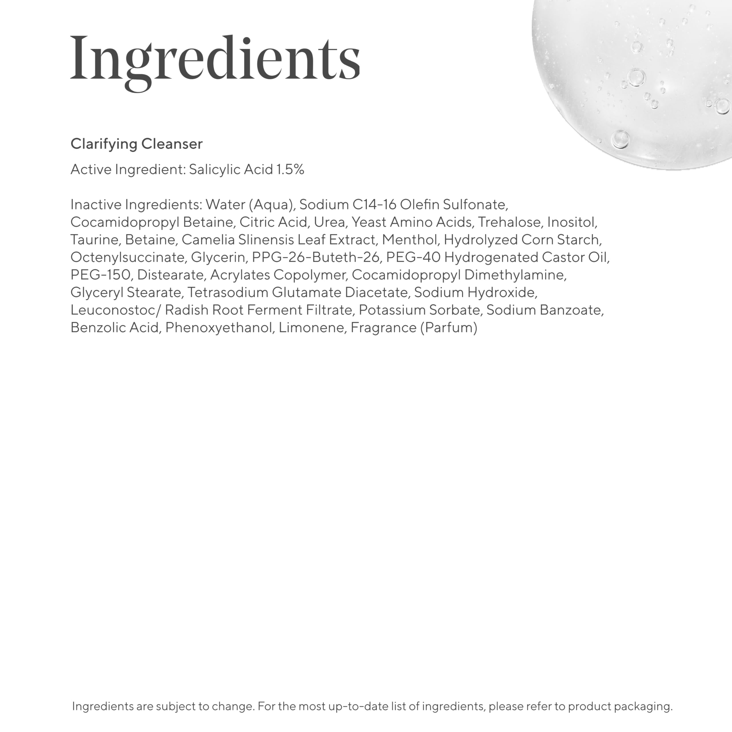 Time-release action of Murad Acne Control Clarifying Cleanser depicted as extended effect.