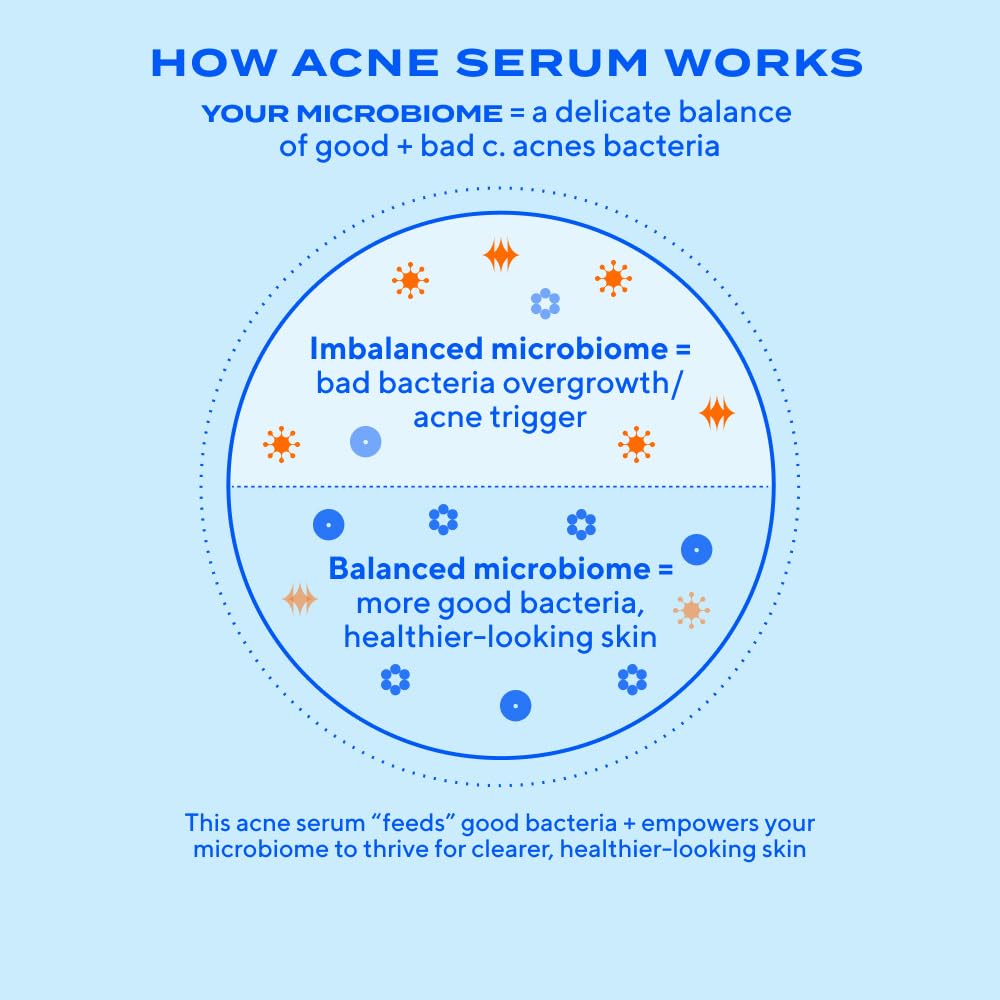 Murad Biome-Balancing Serum layered under makeup with no pilling
