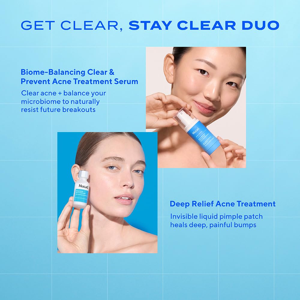 Murad Biome-Balancing Serum travel-friendly one oz bottle for on-the-go skincare