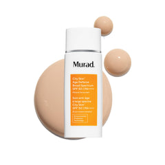 Murad City Skin Age Defense SPF 50 bottle closeup showing mineral protection